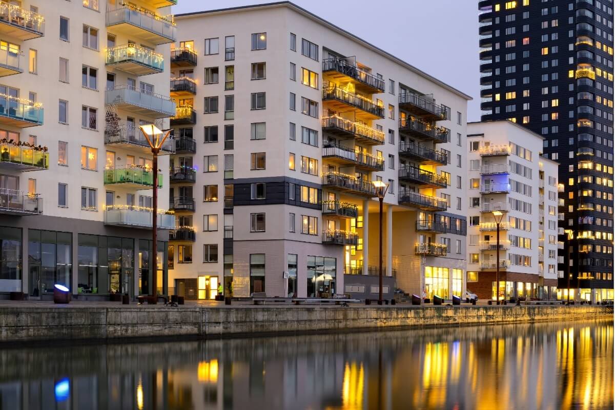 bostadsrätter vid vatten